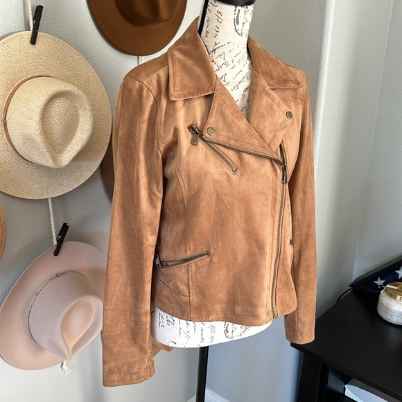 Anthropologie Suede Moto Jacket - Picture 2 of 7